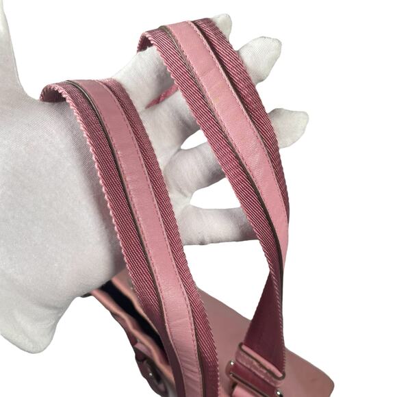 SOLD Yves Saint Laurent Vintage Tote Pink Canvas Bag - Picture 11 of 16